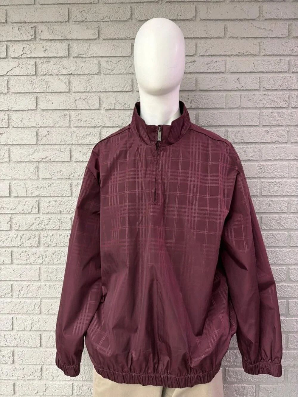 PGA Tour Men’s Golf 1/4 Zip Windbreaker Pullover Jacket Size XXL